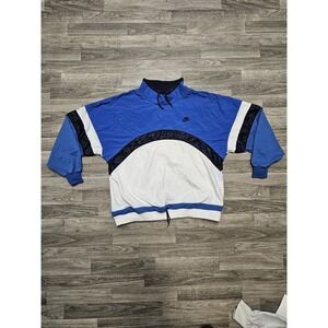 Vintage 90's 80's Nike International Sweatshirt Blue Pullover Crewneck L USA